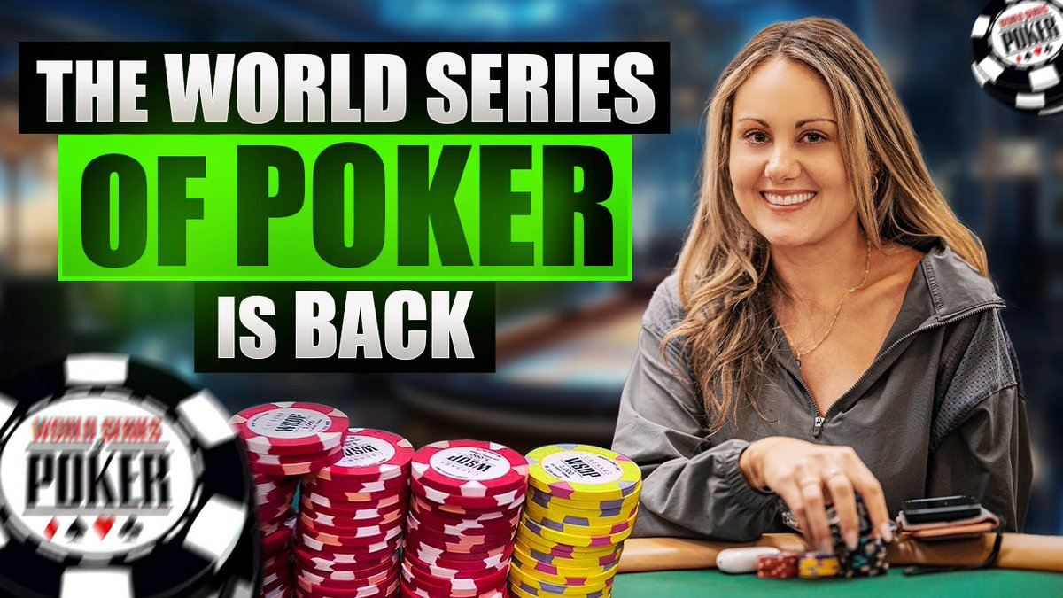 LexyGavinPoker's tweet image. The World Series of Poker Vlogs are back! Follow along on my WSOP journey this summer!♠️⬇️🔥 @WSOP 

youtu.be/WjbVEBQ2hCA