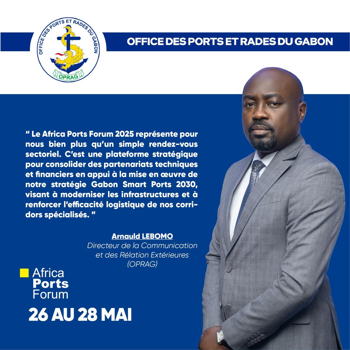 Office des Ports et Rades du Gabon tweet media