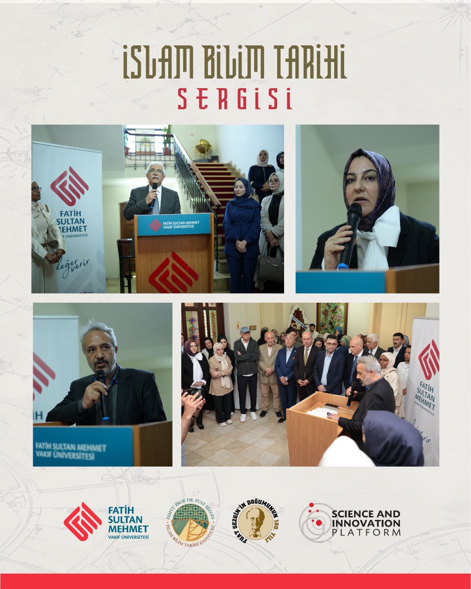 İslam Bilim Tarihi Sergisi: Bilimin Işığında, Tarihin İzinde…

Üniversitemiz, Prof. Dr. Fuat Sezgin İslam Bilim Tarihi Enstitüsü ve Global Science iş birliğiyle hayata geçirilen İslam Bilim Tarihi Sergisine ev sahipliği yapıyor.
▫️
29 Mayıs İstanbul’un Fethi’nin yıl dönümünde,