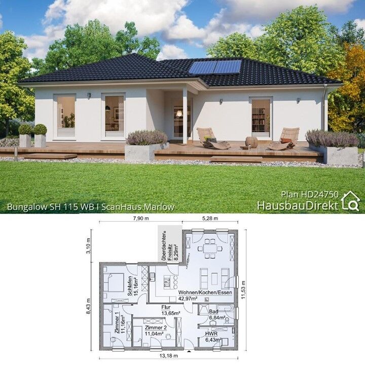 Moderner Bungalow SH 115 WB / ScanHaus Marlow

hausbaudirekt.de/haus/winkelbun…⁠

#haus #hausbau #bauen #eigenheim #architecture #interiordesign #home