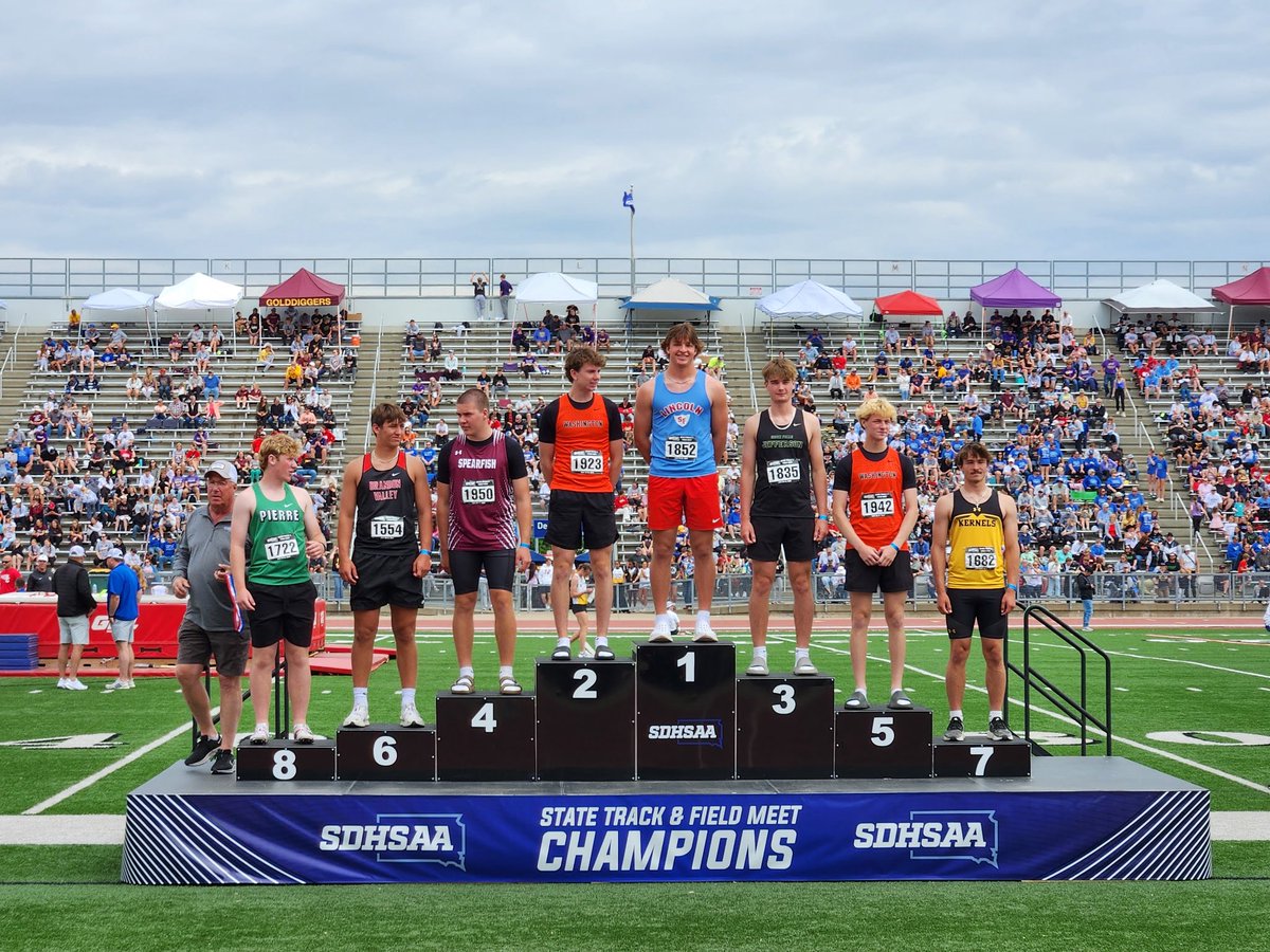 SFJeffersonxctf's tweet image. Great start to the state meet! 

Tyler Yopp with an 18’ PR to take 3rd in the AA Javelin.
