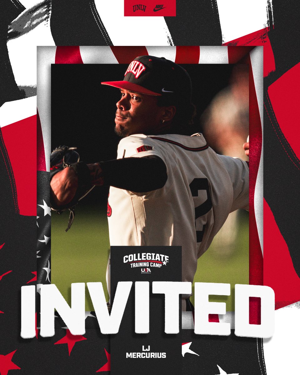UNLV Baseball ⚾️ (@unlvbaseball) on Twitter photo Sophomore pitcher LJ Mercurius has been invited to attend training camp for the <a href="/USABaseball/">USA Baseball</a> Collegiate National Team! 🇺🇸
🗞️ tinyurl.com/4zxh995h
#BEaREBEL Sophomore pitcher LJ Mercurius has been invited to attend training camp for the <a href="/USABaseball/">USA Baseball</a> Collegiate National Team! 🇺🇸
🗞️ tinyurl.com/4zxh995h
#BEaREBEL