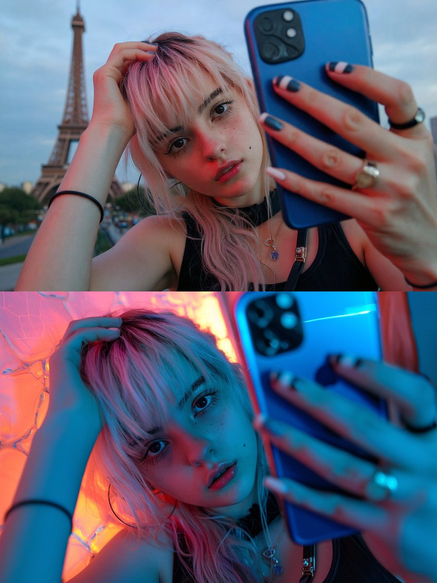 To help you get started with FLUX Kontext we've created a collection of models that showcase some of the things it can do:

- create a portrait series from a single image
- change a hairstyle or hair color
- put yourself in front of an iconic location

replicate.com/flux-kontext-a…