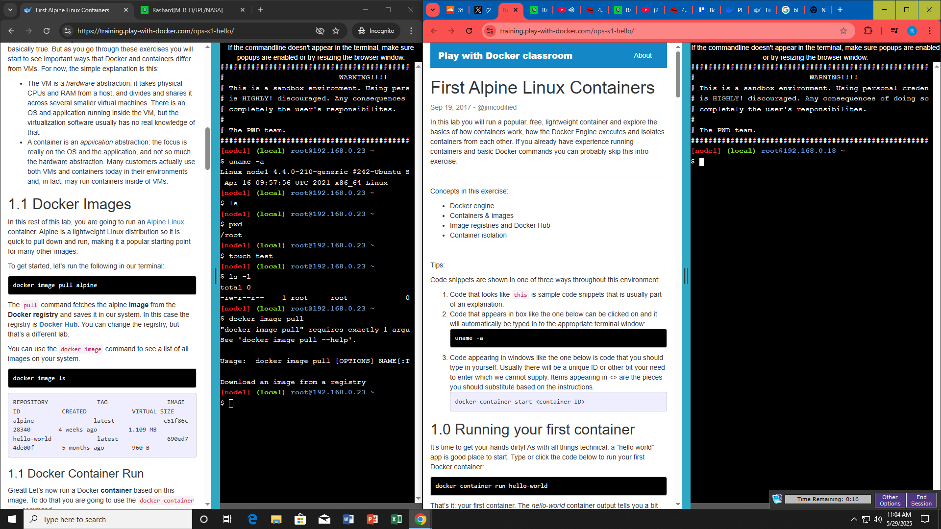 ALPine @docker