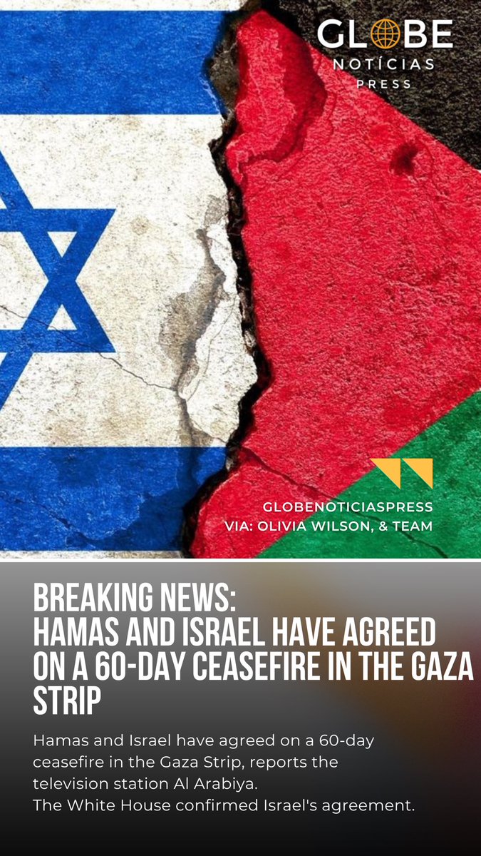 GNP_UNION's tweet photo. Hamas and Israel have agreed on a 60-day ceasefire in the #Gaza Strip. #news #globalnews #worldnews https://t.co/aPN5TonMCx