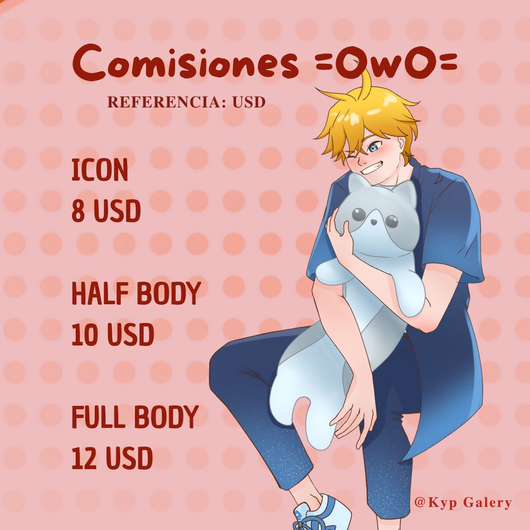 Kyp_jin's tweet photo. Tablita de los precios de mis comisiones =0w0=, aunque después tendré que hacer las ejemplos xdxd en fin, esto solo es para tener una referencia 7w7...
#ComisionesAbiertas #artcommissions #comission #comissionopen #ArtCommission #ocart #couple #friendship #animefanart #fypシ https://t.co/UUG1hnz4DE