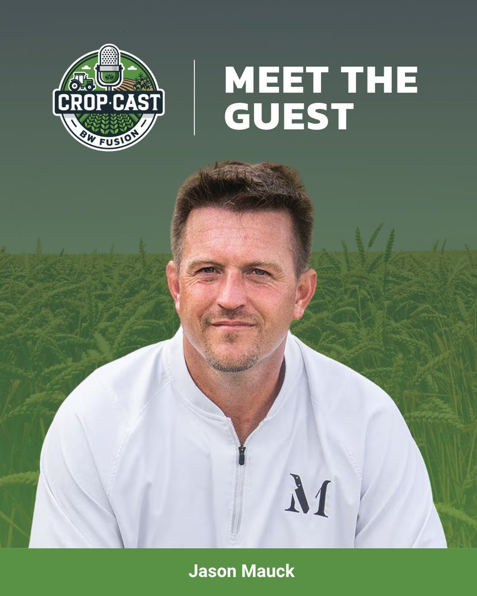 cropcastpod's tweet image. 📢 He’s a disruptor, a dirt nerd, and a must-follow here on X...
@jasonmauck1, CEO of Constant Canopy, is in the house for this Friday's (5/30) drop of the podcast. He's pushing boundaries in cover cropping, relay cropping, and regenerative farming.
#cropcastpod #agpodcast