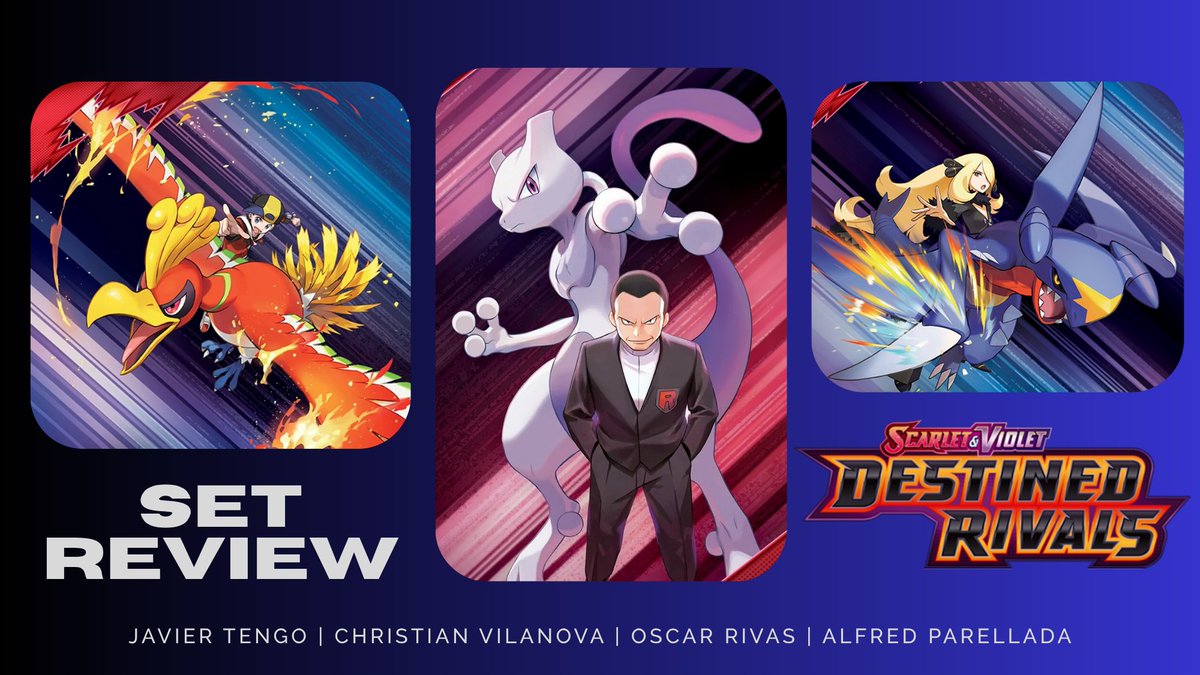 Tenéis nuevo video en el canal de YouTube! 🫡
DESTINED RIVALS: ¿Revolución o Más de lo Mismo? | Análisis Completo con <a href="/Chriisvf8/">Christian Vilanova</a>, <a href="/RivasTCG/">Oscar Rivas</a>, @Kenoven!
Dadle amoooor!❤️⬇️⬇️

youtu.be/GbAZe7lF2AQ