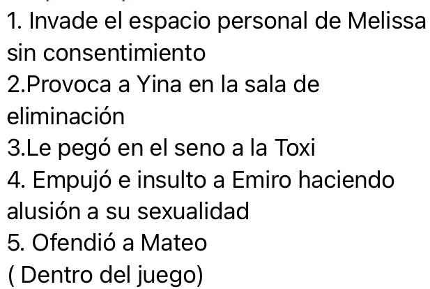 DoradaLibelula's tweet photo. #expulsionparaAltafulla

Es inaceptable esa conducta agresiva del participante Altafulla, no es solo las palabras, es la agresión física. 
@canalrcn
#canalrcn
#lacasadelosfamososcol
#lacasadelosfamososcol2

SANCIÓN PARA ALTAFULLA https://t.co/O6IRjYMkdw