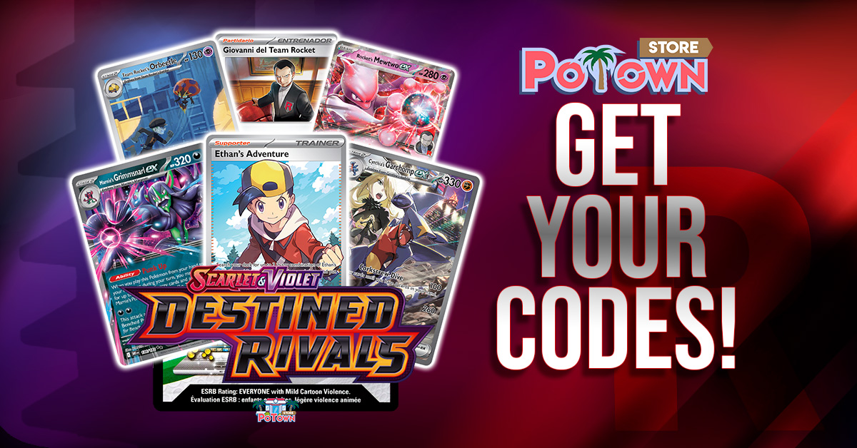 potown_store's tweet photo. Alola Trainers! π΄ Prepare for trouble! Team Rocket has returned and its stronger than ever! π₯ Get your Destined Rivals codes NOW! π https://t.co/WEp98xSK2D
#potownstore #ptcglcodes #destinedrivals #pokemontcg https://t.co/9A4M0ni1G6