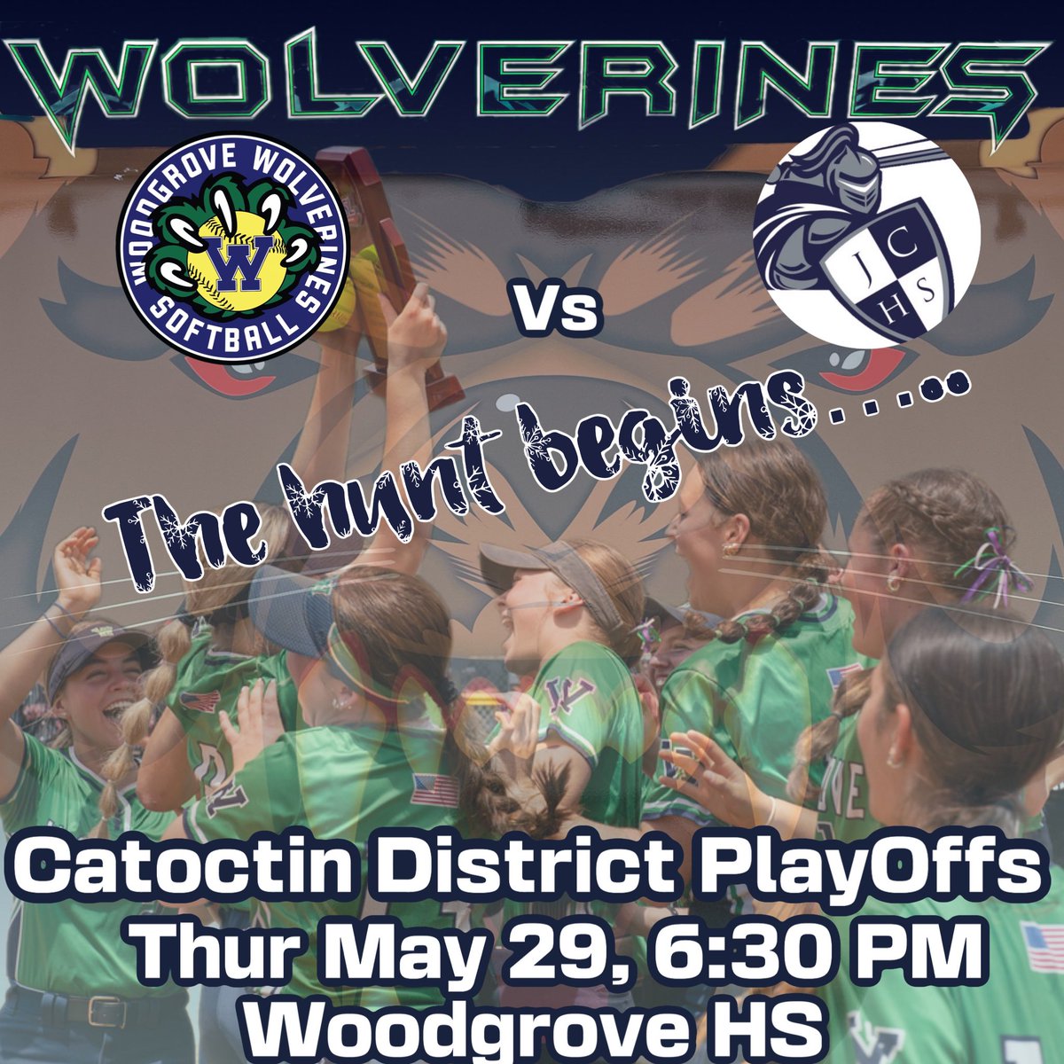 Woodgrove High School Softball (@woodgrovesb) on Twitter photo Catoctin District Playoff start tonight and the Wolverines are on the hunt!!!
<a href="/LoCoSports/">LoCoSports</a>
@vhslSoftball
@maxpreps
<a href="/WashPostHS/">WashPost HS Sports</a>
<a href="/ExtraInningSB/">EXTRA INNING SOFTBALL</a>
@SBLiveSports Catoctin District Playoff start tonight and the Wolverines are on the hunt!!!
<a href="/LoCoSports/">LoCoSports</a>
@vhslSoftball
@maxpreps
<a href="/WashPostHS/">WashPost HS Sports</a>
<a href="/ExtraInningSB/">EXTRA INNING SOFTBALL</a>
@SBLiveSports