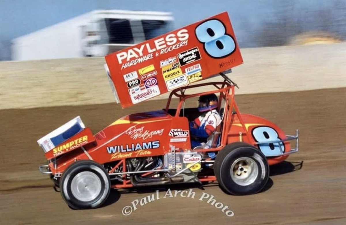 Doug Wolfgang at Eldora Speedway 1990.

📸:Paul Arch