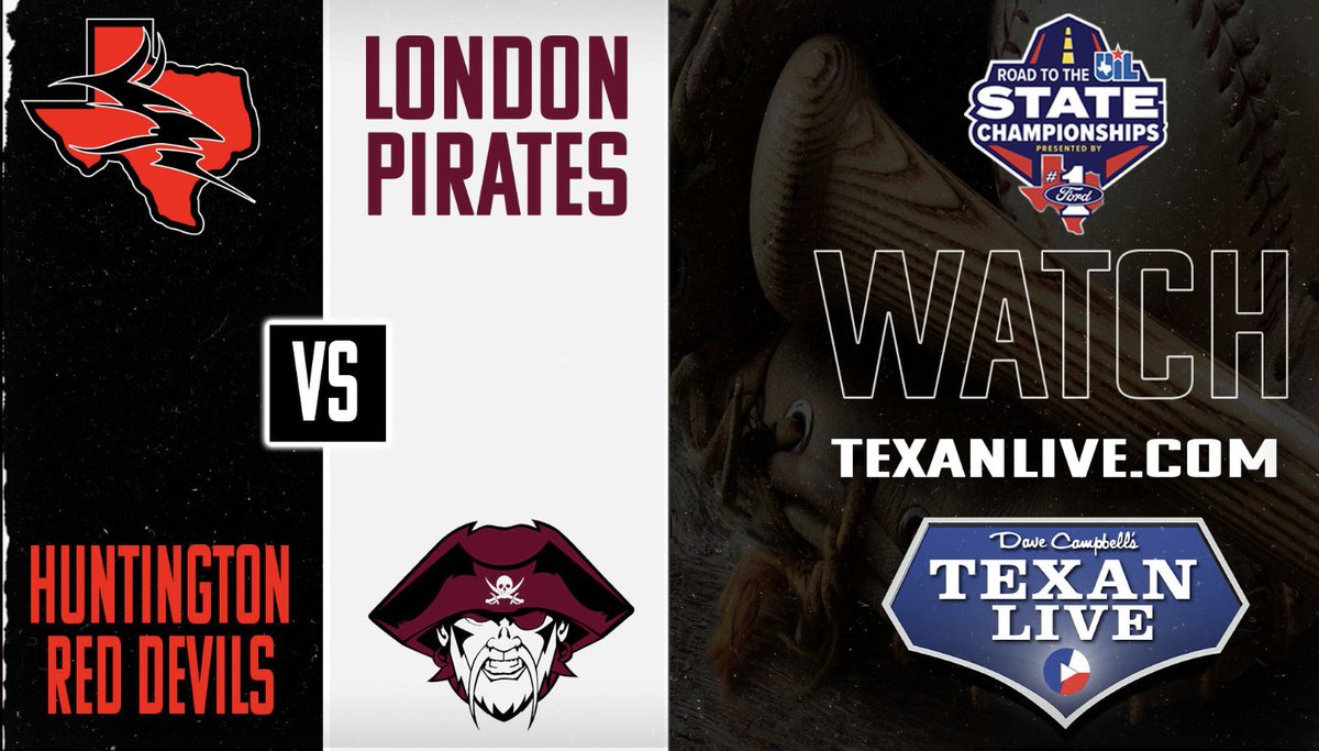 Dave Campbell’s Texan Live - Texanlive.com (@texan_live) on Twitter photo Baseball State Semif-Finals
⚾️ Huntington vs London (One Game Playoff)
🎙️ <a href="/bstockton_/">Blain Stockton</a>
📅 Thursday, May 29th
⏰ 7PM Start
📺 bit.ly/43rWvbe
#DCTF #TXHSBaseball #TexanLive Baseball State Semif-Finals
⚾️ Huntington vs London (One Game Playoff)
🎙️ <a href="/bstockton_/">Blain Stockton</a>
📅 Thursday, May 29th
⏰ 7PM Start
📺 bit.ly/43rWvbe
#DCTF #TXHSBaseball #TexanLive