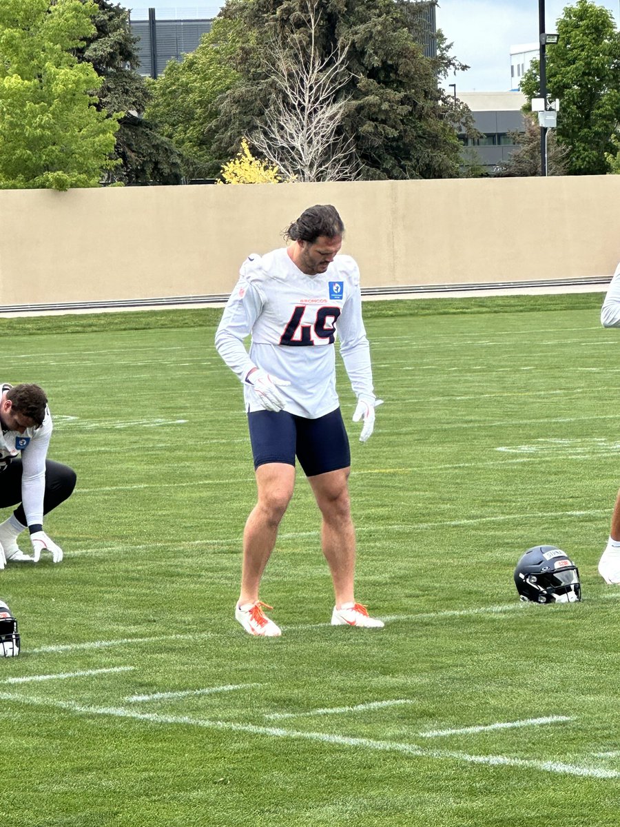 Fantastic sight to see: Alex Singleton is participating in OTA practices.