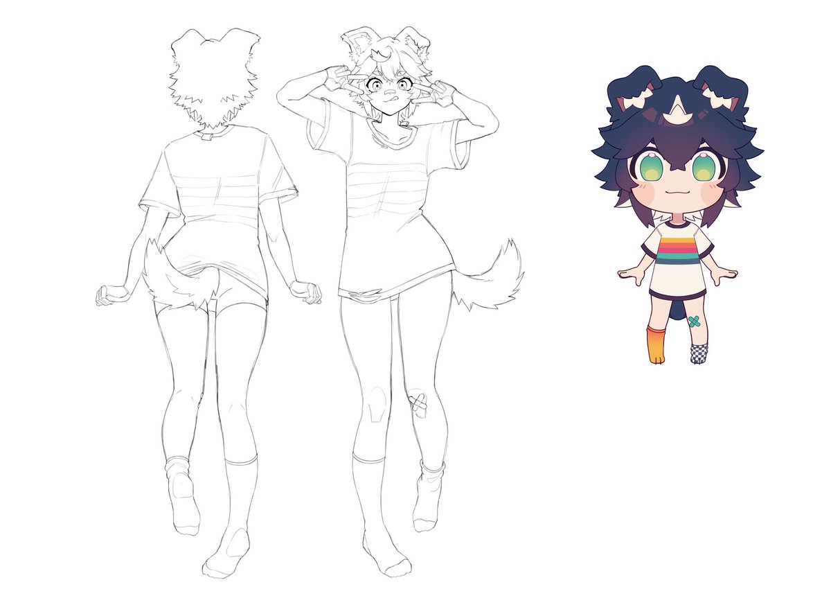 Colillie_'s tweet image. I try not to post too many wips but look at her 🙏🐾💞