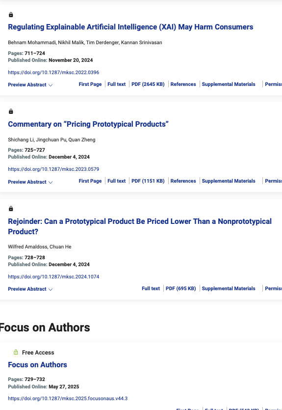 Marketing Science (@mrktng_science) on Twitter photo The May-June 2025 issue (Vol 44, # 3) issue of <a href="/Mrktng_Science/">Marketing Science</a> is now available pubsonline.informs.org/toc/mksc/44/3 The May-June 2025 issue (Vol 44, # 3) issue of <a href="/Mrktng_Science/">Marketing Science</a> is now available pubsonline.informs.org/toc/mksc/44/3
