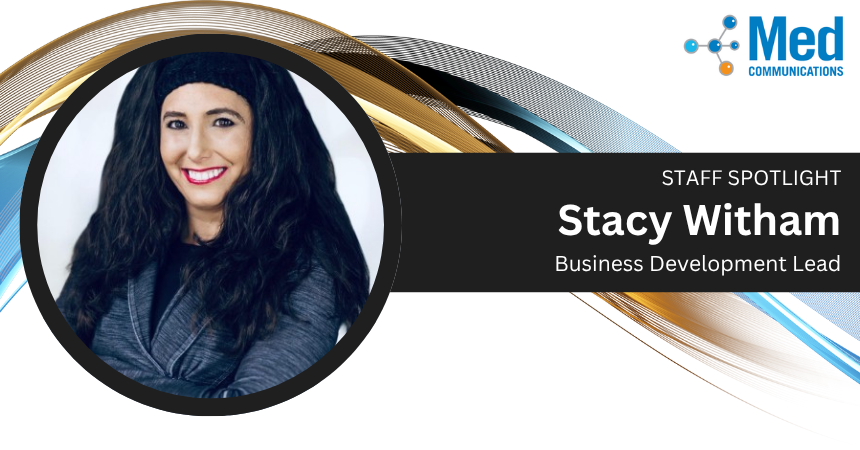 MEDCommInc's tweet photo. Med Communications has benefited from the extensive skills, knowledge, and insights of Business Development Lead Stacy Witham, PharmD, for over a decade. Our latest blog post explores her background and expertise: https://t.co/9owErD0gPQ https://t.co/QES4I8h3Uy