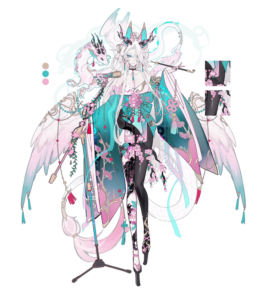 ✧🤍 Adoptable Auction 🤍✧
Song of Blossoming 🌸🖤⋆˚☽˚｡⋆

SB: 200$
All information is below ↓

RTs are truly appreciated!🖤
