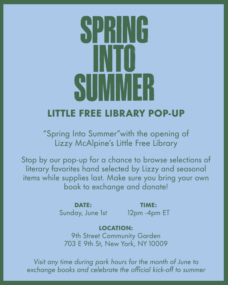 New York!!!! Come visit my free library!!!
