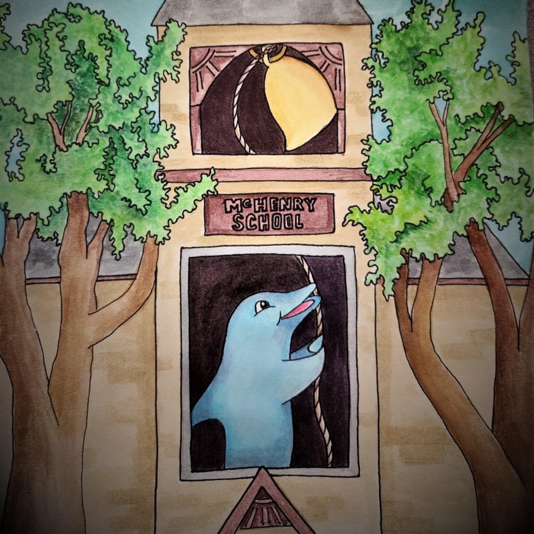 Landmark’s last day of school will be Monday, June 2nd. Each student will have the opportunity to ring the school bell a final time before dismissal that day! Photo Credit: The Amazing Mrs. Crenshaw  #lmdolphins #d15rocks