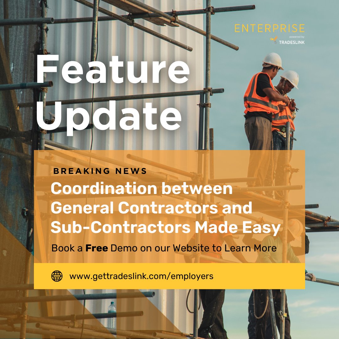 enterprisetlco's tweet photo. We now offer a streamlined way for GCs to collect and manage crew credentials from Subs— no subscription needed.
Learn more and see why #Enterprise could be right for your team.

#TradesLink #ConstructionTech #WorkforceManagement #ConstructionInnovation #CredentialManagement https://t.co/kP2iuaoRh4