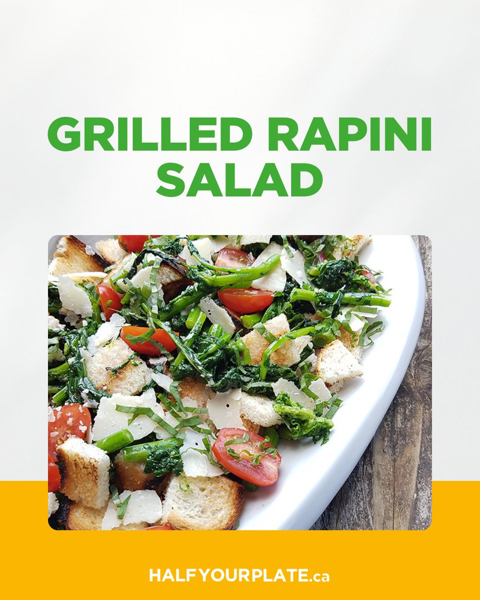 HalfYourPlate's tweet image. We&apos;re capping off the month with yet another amazing salad recipe! Make sure to bring it to your next backyard get-together 💚✨ 🔗 Get the full recipe at: halfyourplate.ca/recipe/grilled… #SpringProduce #SpringEats #EatSeasonal #HalfYourPlate #Recipes