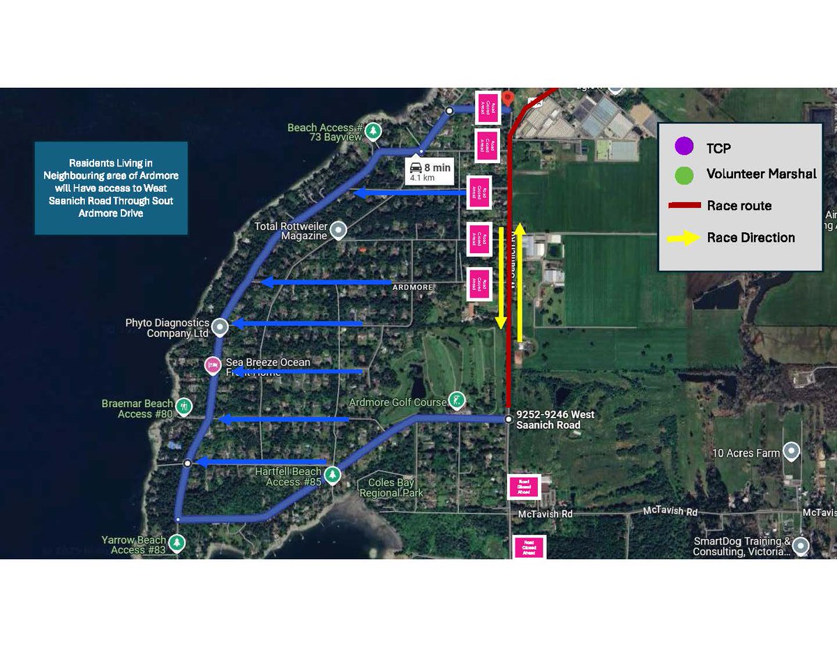🚲 BC Time Trial Cycling Championships TOMORROW, Friday, May 30.

During this time the circuit will be CLOSED TO VEHICLE TRAFFIC. Please plan your route accordingly &amp; expect minor delays during this time.

⏰5 - 7 p.m. 
📍 Affects West Saanich Rd, Willingdon &amp; YYJ parking lot.