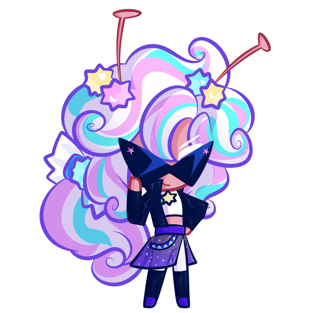 art payment for my friend <a href="/zapnzoom/">electricity 🇻🇪 | clancy's #1 fan 🦞</a> 💜✨!!

#cookierun #cookierunoc #cookierunartist #ArtistOnTwitter