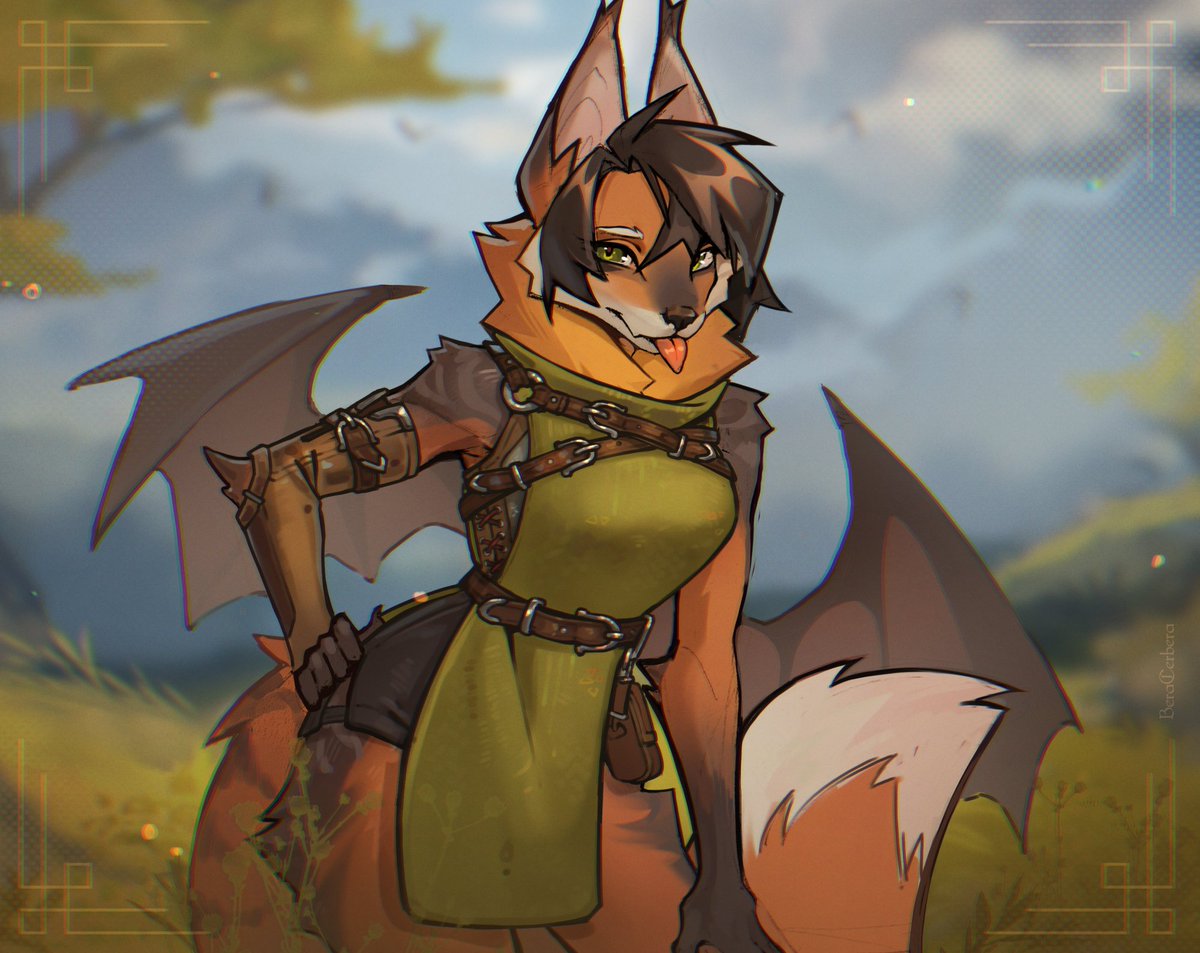 She's a bat, she's a fox 

She's a box