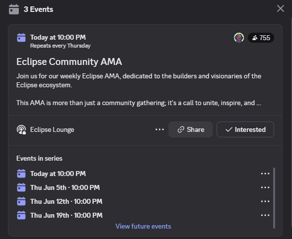 Shahin (@shahingh11) on Twitter photo Gsvm <a href="/EclipseFND/">Eclipse (🐮,🌑)</a> community💚
Less than 2 hours left until our Eclipse Discord AMA begins!⌛️
Some amazing news is on the way , Let’s see what <a href="/Alucard_eth/">Alucard (⛏️ ⚡️) 🧱🇨🇦</a> has in store for us tonight, what kind of alfafa will he drop?
And if you’ve got any questions about tUSD, feel free to Gsvm <a href="/EclipseFND/">Eclipse (🐮,🌑)</a> community💚
Less than 2 hours left until our Eclipse Discord AMA begins!⌛️
Some amazing news is on the way , Let’s see what <a href="/Alucard_eth/">Alucard (⛏️ ⚡️) 🧱🇨🇦</a> has in store for us tonight, what kind of alfafa will he drop?
And if you’ve got any questions about tUSD, feel free to
