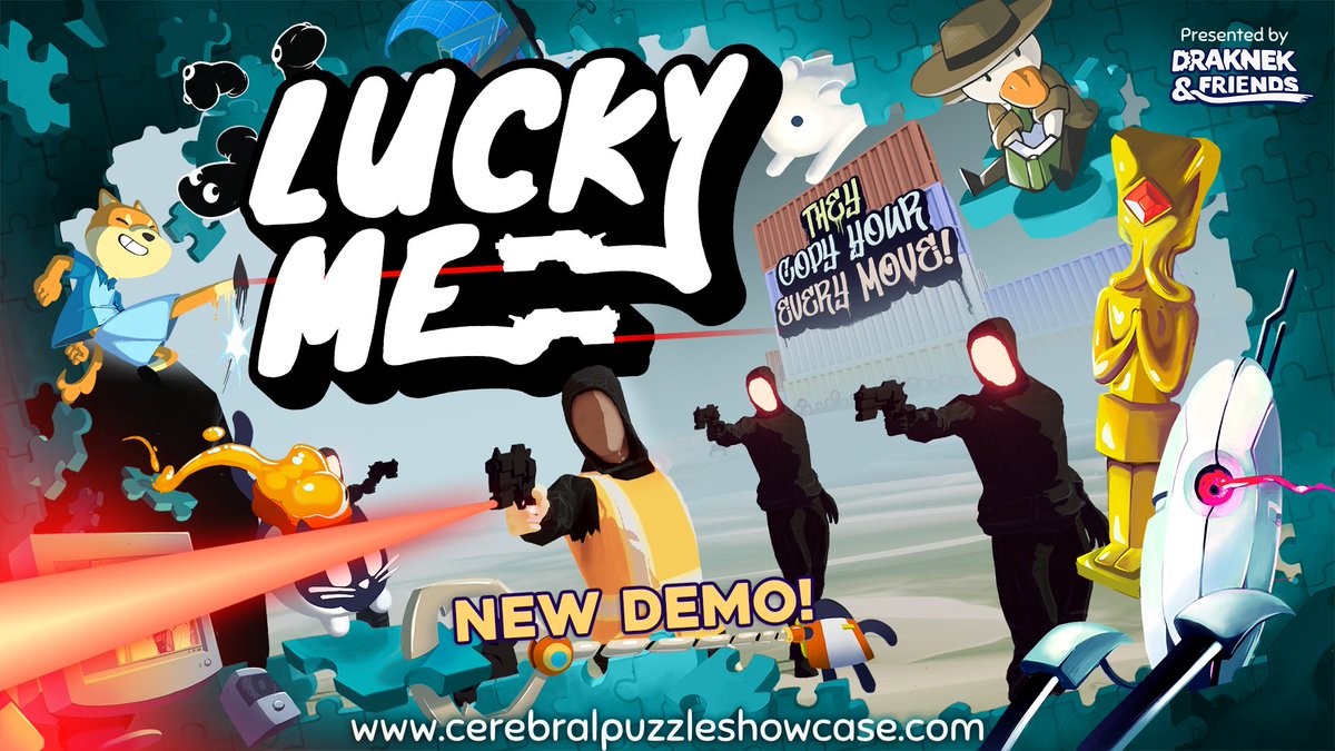 Artifact 5 making Lucky Me (@artifact_5) on Twitter photo 🧩Puzzle fans! LuckyMe is proud to be a part of Steam's <a href="/PuzzleShowcase/">Cerebral Puzzle Showcase (May 29 - Jun 5 2025)</a>, May 29 - Jun 5! Join us and try out our 🤩New Demo!🤩
Wishlist Lucky Me today!
store.steampowered.com/app/1712270/Lu…
#puzzlegames #indiegame 🧩Puzzle fans! LuckyMe is proud to be a part of Steam's <a href="/PuzzleShowcase/">Cerebral Puzzle Showcase (May 29 - Jun 5 2025)</a>, May 29 - Jun 5! Join us and try out our 🤩New Demo!🤩
Wishlist Lucky Me today!
store.steampowered.com/app/1712270/Lu…
#puzzlegames #indiegame