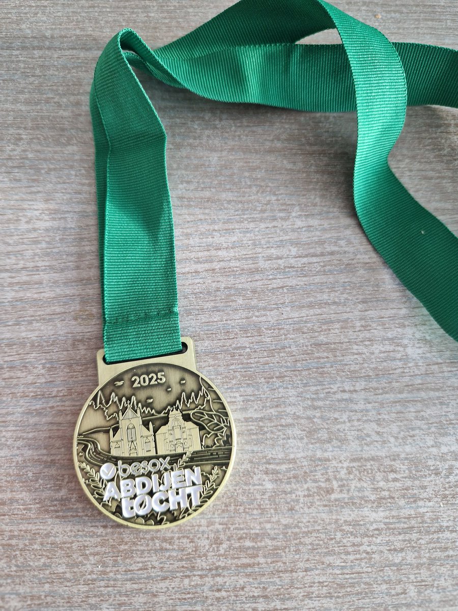 Lang geleden dat ik nog eens een medaille kreeg. Maar vandaag was het zover 😀