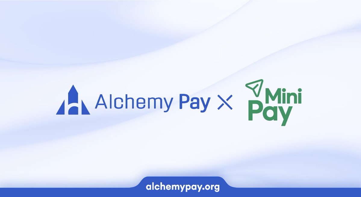🔮Metaverse Worlds (@metavers_worlds) on Twitter photo 💳 <a href="/AlchemyPay/">Alchemy Pay|$ACH: Fiat-Crypto Payment Gateway</a> has partnered with@miniPay, a stablecoin wallet built for everyday use, to enable seamless fiat on- and off-ramp services through integration with Onramper.
✨ This collaboration allows MiniPay users in over 50 countries to easily buy and sell stablecoins (cUSD, 💳 <a href="/AlchemyPay/">Alchemy Pay|$ACH: Fiat-Crypto Payment Gateway</a> has partnered with@miniPay, a stablecoin wallet built for everyday use, to enable seamless fiat on- and off-ramp services through integration with Onramper.
✨ This collaboration allows MiniPay users in over 50 countries to easily buy and sell stablecoins (cUSD,