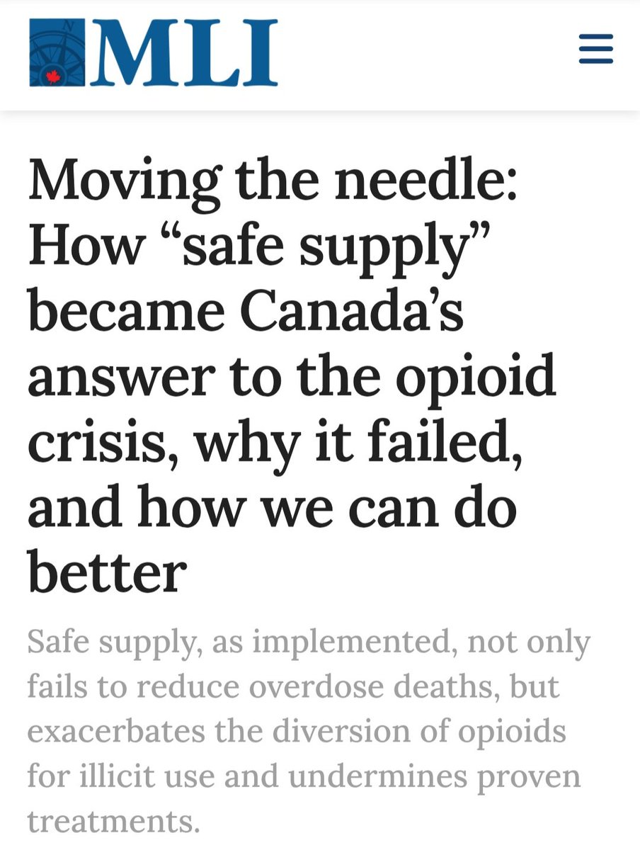 elenoresturko's tweet photo. Great read from a leading Canadian addiction physician about NDP/Liberal "safe supply" that has caused addiction, fuelled fentanyl use & deaths and enriched organized crime.

We need a new path forward in BC & Canada focused on recovery and ending the cartels & gangs that are killing our people with deadly drugs.

https://t.co/0Xijv5notv