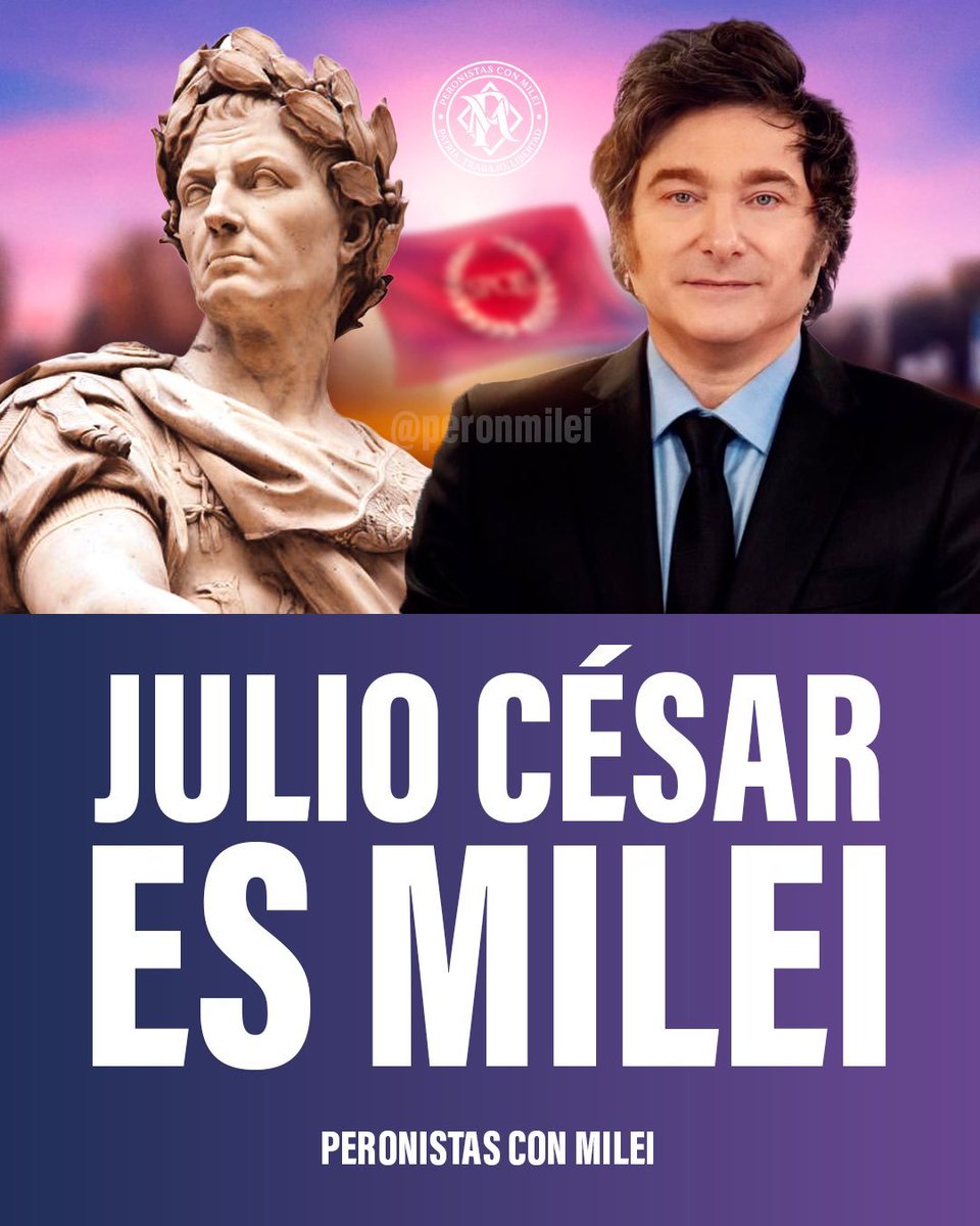 Bueno evidentemente esto es un viva la pepa así que les pregunto
¿qué otro personaje histórico es Milei?
