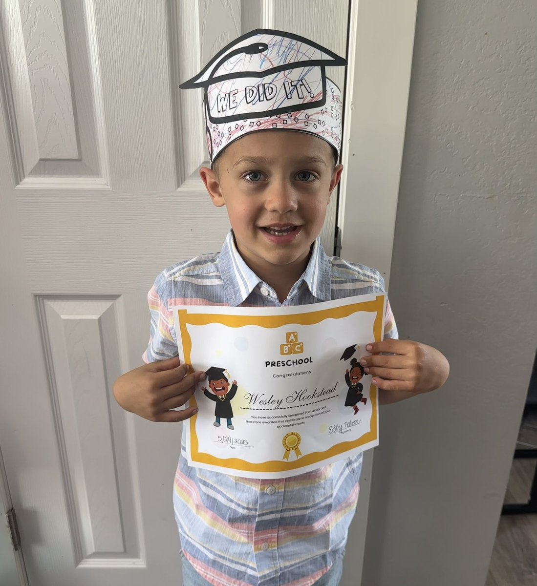 Kelsey Hookstead (@kikiann_21) on Twitter photo Our little man is a Pre-K Graduate! We love you, Wes 🫶 next stop: Whitewater Whippet like mom & dad ❤️ Our little man is a Pre-K Graduate! We love you, Wes 🫶 next stop: Whitewater Whippet like mom & dad ❤️