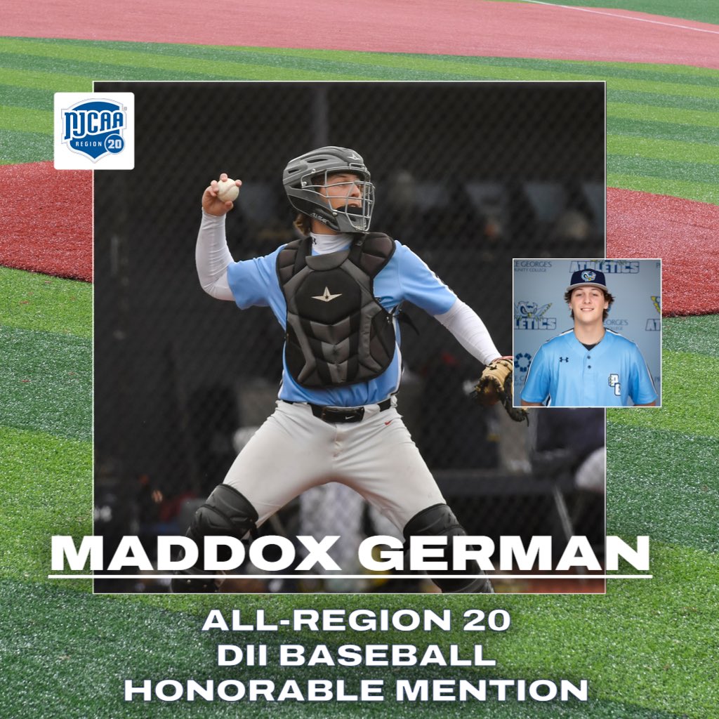 Congratulations to Maddox German on being named an All-Region selection!!