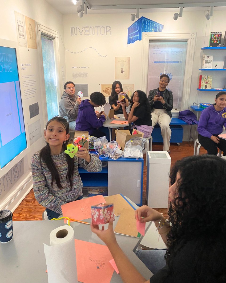 LatimerHouse's tweet image. We love seeing innovation in action at the Lewis Latimer House! From building simple circuits to designing creative inventions, our STEAM programs invite students to think critically, solve problems, and explore their own potential as inventors and creators💡
#LewisLatimerHouse