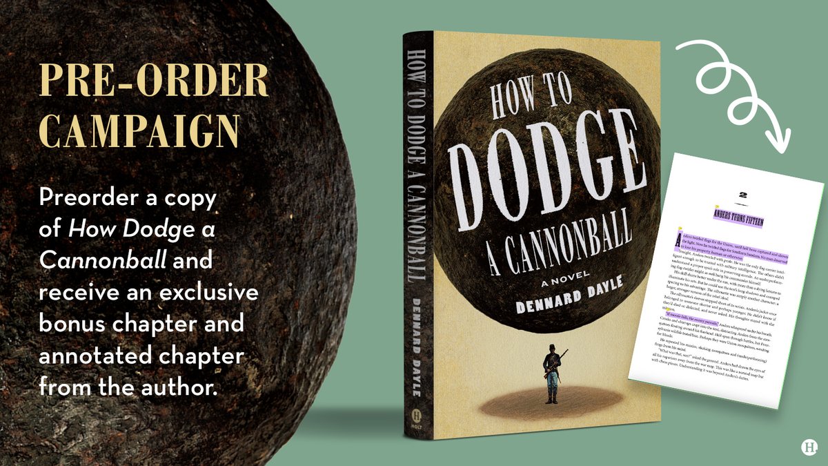 💥Preorder alert!💥

Preorder #HowToDodgeACannonball by Dennard Dayle (<a href="/See_More_Evil/">Dennard Dayle / Blind Monkey</a>) now and get exclusive access to:

💣 A bonus chapter

🖊️ An annotated chapter by the author

Don't miss out, enter now for a limited time only!