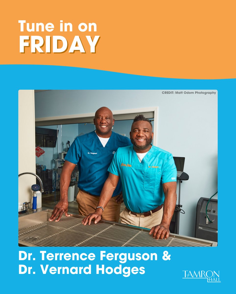 🐾 Catch our favorite vets back on your screens! 🩺 Dr. Hodges and Dr. Ferguson return to the <a href="/TamronHallShow/">Tamron Hall Show</a>  part of the “Favorite Guests” episode—and yes, they brought animals!
Tune in Friday, May 30 to see the joy, heart, and healing.
📸: Disney/Paula Lobo
#VetLife