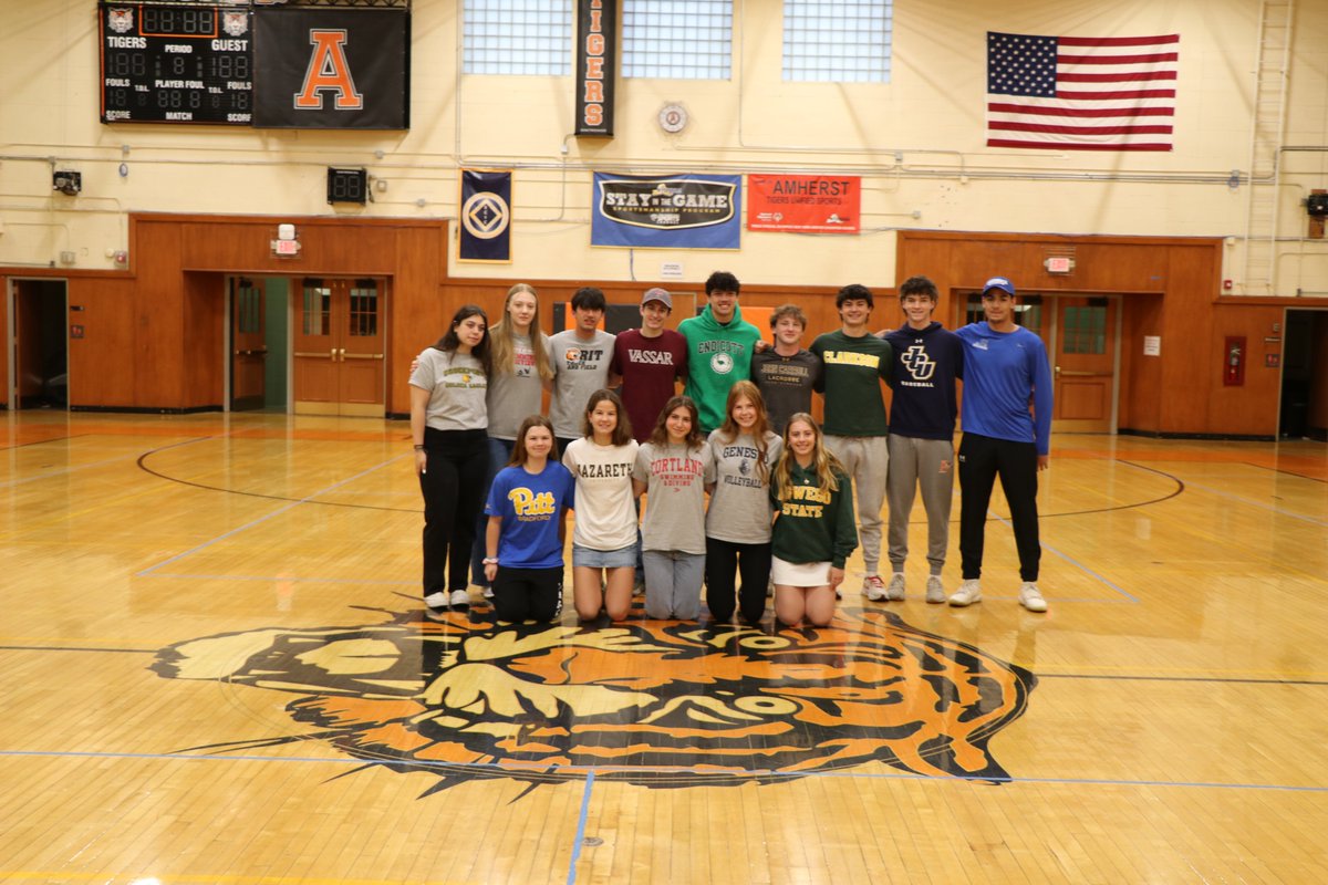 Congrats to these student-athletes who will continue playing their sport at the college level. Hard work and practice pays off!