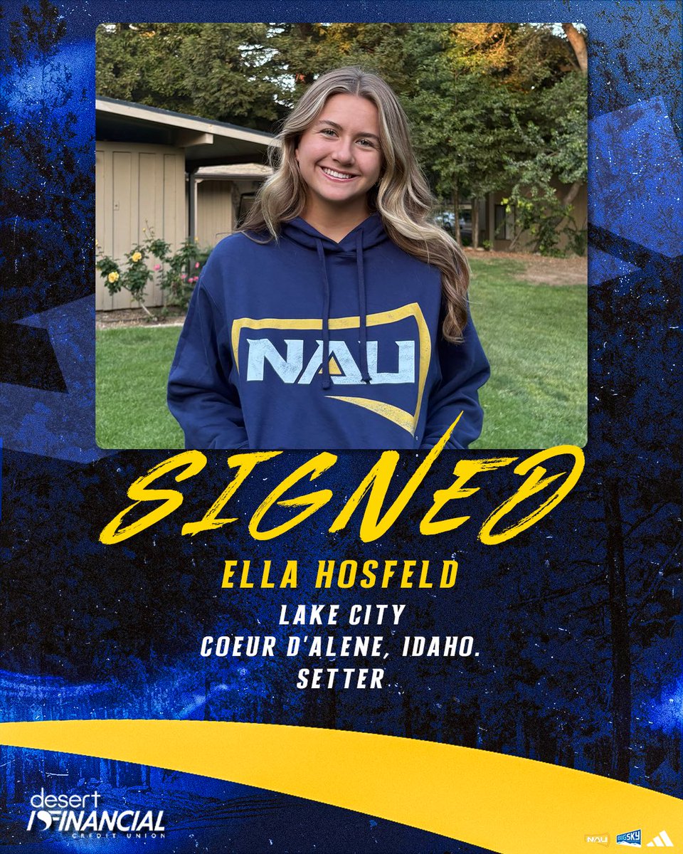 Signed, sealed, delivered ✍🏼

Welcome to the Lumberjack family, Ella! 🪓

#RaiseTheFlag | #BigSkyVB