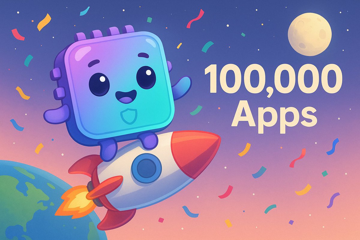 🚀 100,000 WEB APPS LAUNCHED! 🚀

Wasmer has just surpassed 100,000 web apps hosted on the Edge!

Thank YOU for building, shipping, and believing 🎉