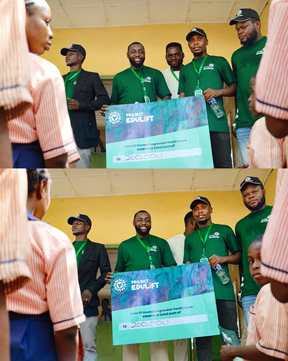 voiceofusuma's tweet image. We extend our deepest appreciation to the Principal and the incredible team of teachers.  Your warm welcome, coordination, and unwavering support made it possible for us to reach 40 students with the gift of continued education this Children’s Day.

#VoiceOfUsuma #EduliftProject