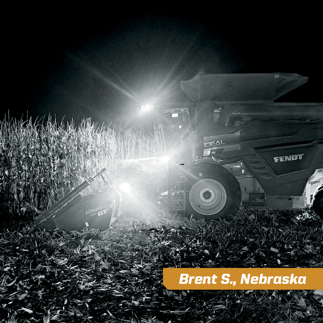 Drago owners like Brent S., Nebraska, know that when harvesting long days in a short season, it's important to have a corn head that's durable and reliable too. Discover the difference at dragotec.com/drago-differen….