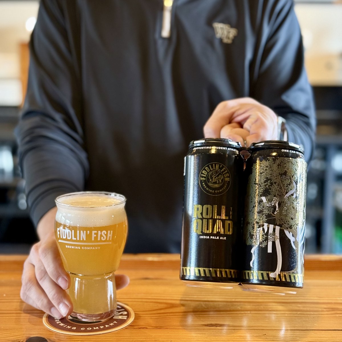 Roll The Quad NIL (@rollthequadnil) on Twitter photo Guess who's back on tap? Roll The Quad IPA is pouring fresh at <a href="/FiddlinFishBrew/">FiddlinFishBrewing</a> if you haven't had the chance to try🍺 Guess who's back on tap? Roll The Quad IPA is pouring fresh at <a href="/FiddlinFishBrew/">FiddlinFishBrewing</a> if you haven't had the chance to try🍺