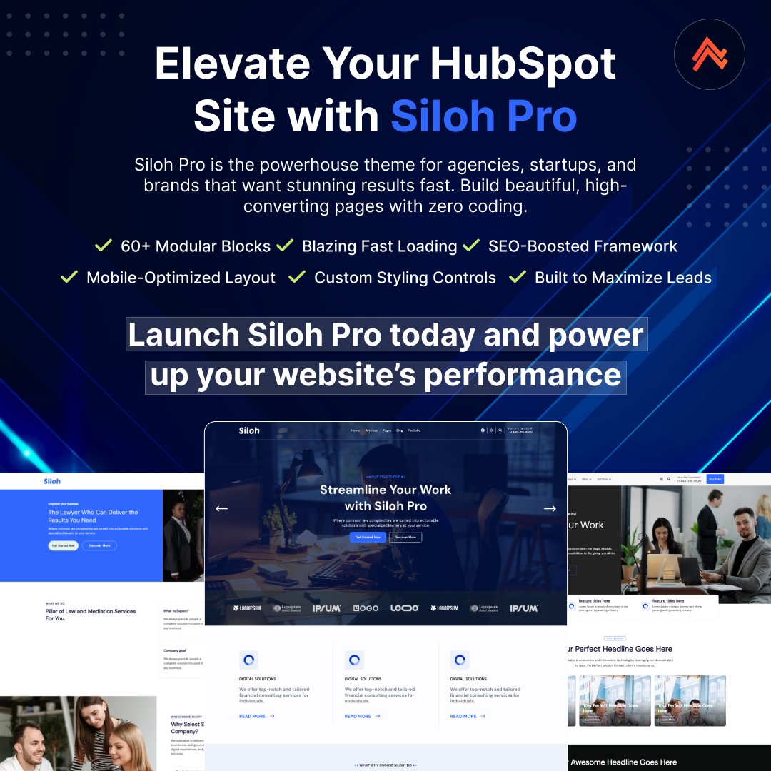 LlcNidish's tweet image. 🚀 Turn your HubSpot site into a conversion machine with Siloh Pro.
Get 60+ modular blocks, blazing speed, and zero-code controls to launch faster and smarter.

Try it now 👉 hubs.ly/Q03pKJhN0

#SilohPro #HubSpotTheme #WebDesign #NoCode #CMSDesign #LeadGen