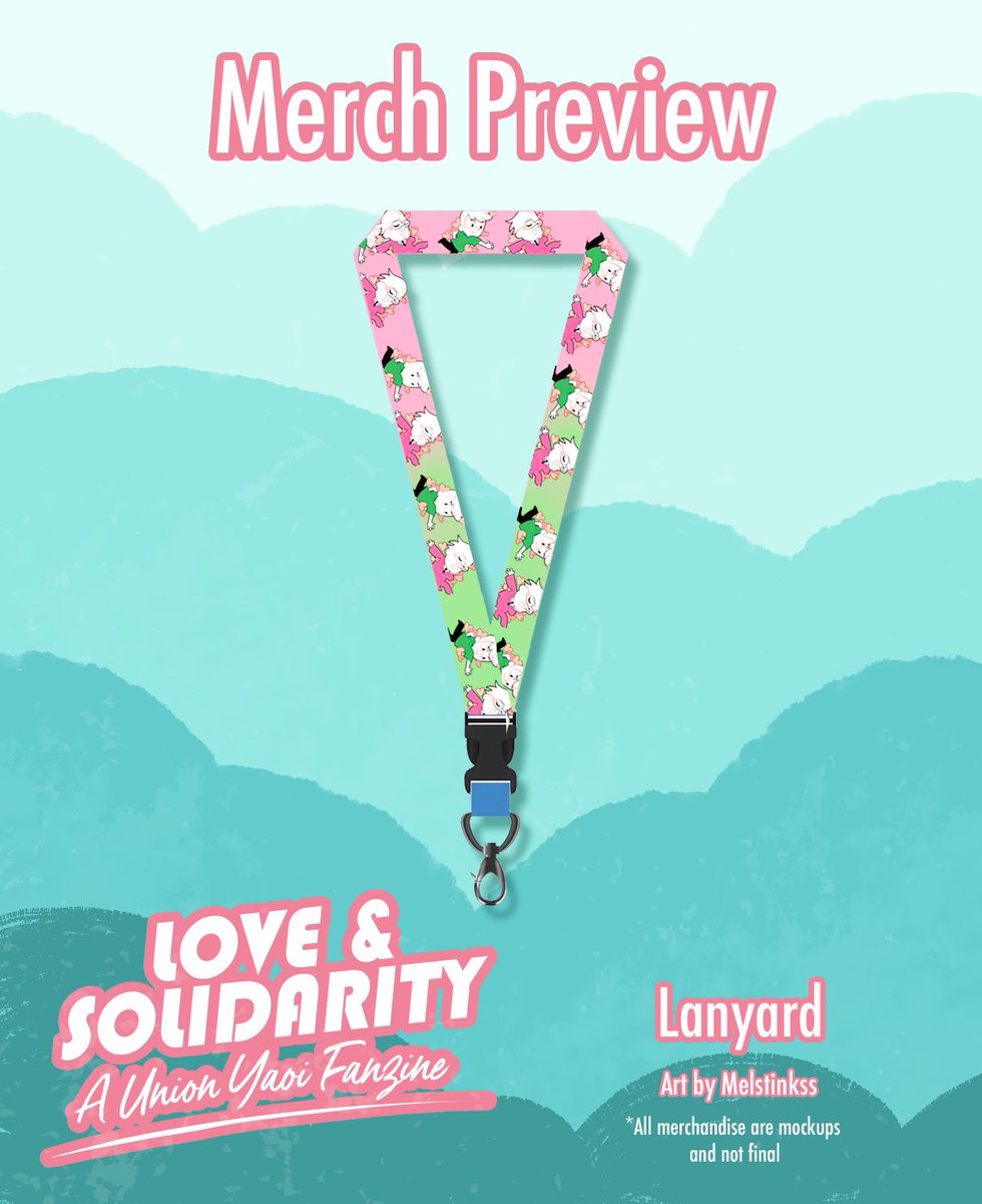 💕💚 As the June 1st pre-order launch approaches, it is time for merch reveals! 💚💕
An adorable lanyard designed by <a href="/melstinkss_/">mel</a> ✨