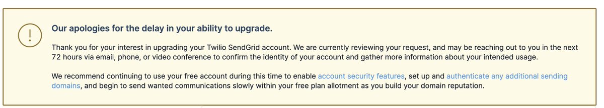 Is it just me or has @twilio & @SendGrid become harder to use over time?
The entire A2P 10DLC C