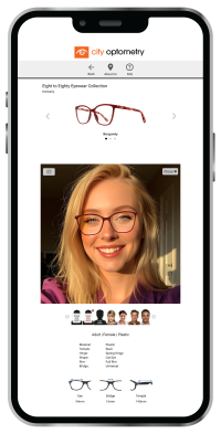 FramesData's tweet image. My Frame Gallery's Virtual Try-On feature helps patients start the selection process from home, so they come in closer to their final purchase. 
Learn More at hubs.li/Q03pPn7T0